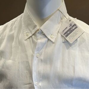 Brunello Cucinelli White Button Down Shirt